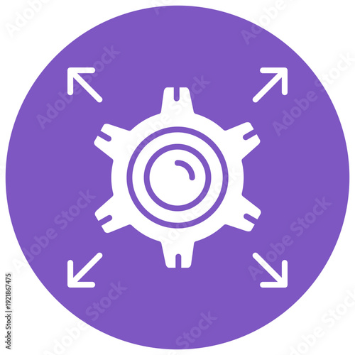 Network Scalability Vector Icon