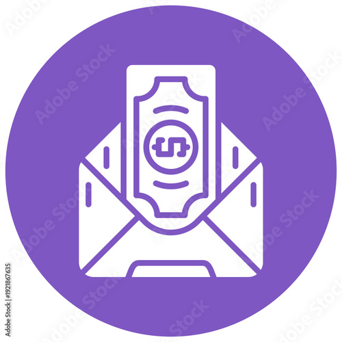 Payoff Envelope Vector Icon