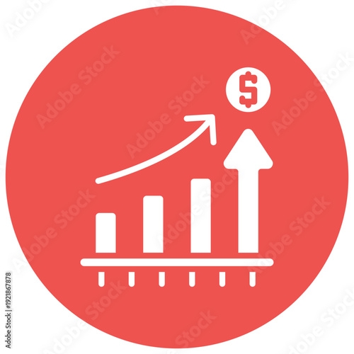 Revenue Growth Vector Icon