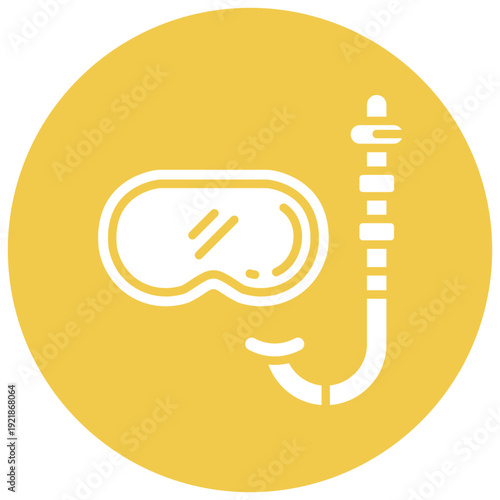 Snorkel Gear Vector Icon