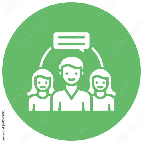 Socializing Vector Icon