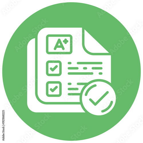 Test Result Vector Icon