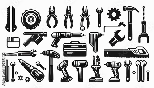 set of different tools