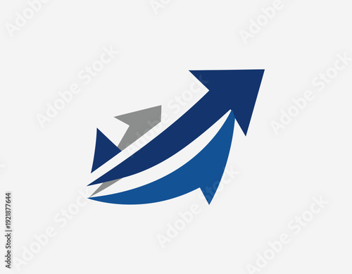 Free Download Rising Market Arrows Symbolizing Investment Growth And Business Development Strategy - GFXLoad
