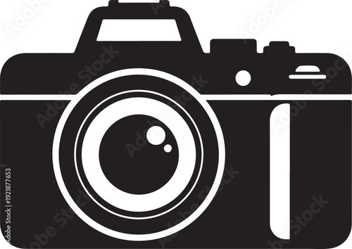 Camera icon set. photo camera in flat style symbol. photography camera line art signs, vector illustration