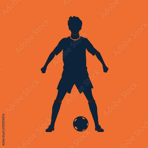 football player silhouette