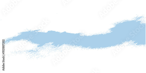 A beautiful abstract blue watercolor background features delicate white snowflakes and soft clouds to create a winter atmosphere of light and texture