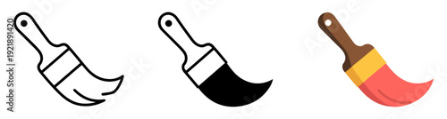 paint brush stroke icon