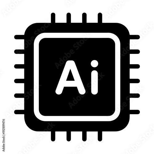 ai microchip technology icon