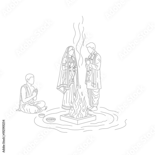 Floral dna illustration human genetic structure with meditating person on transparent background