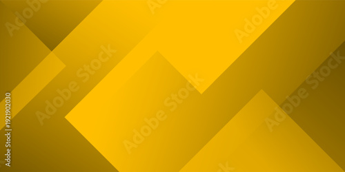 Yellow metallic shape abstract geometric background. vector illustration