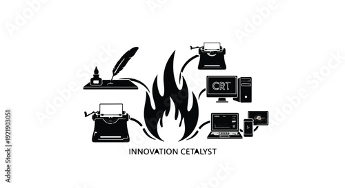 Innovation catalyst concept with creative tools and technology