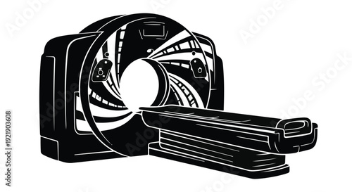 Modern camera and stack of books in black and white illustration for education learning concept with creative tools