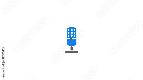 Microphone Icon Animated