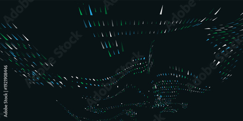 Flow of digital information. Global connection concept. Technology futuristic background. Big data visualization.