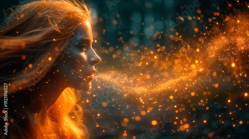 Wallpaper Mural AI alchemist transforming raw data into a golden stream of knowledge Torontodigital.ca