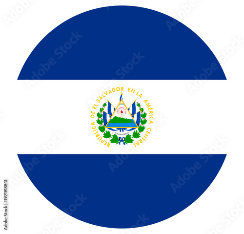 button El Salvador flag