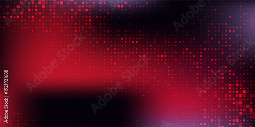 Art rectangle vibrant abstract red and purple gradient with subtle grain effect and soft light streaks across a dark background modern