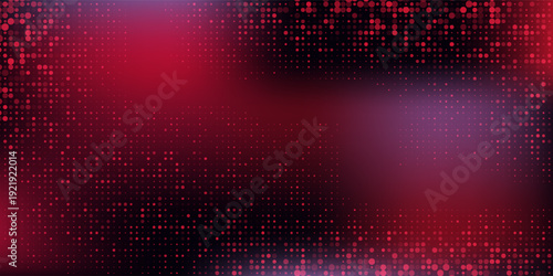 Abstract dot vibrant abstract red and purple gradient with subtle grain effect and soft light streaks across a dark background simple