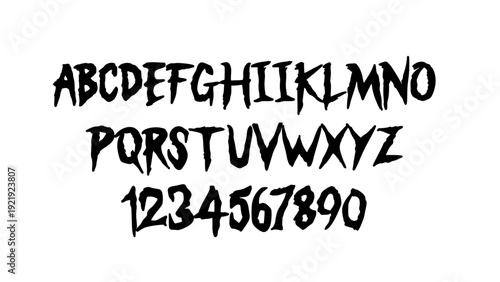 alphabet, doodle funny playful fonts and numbers , PNG fonts and alphabet fonts, numbers and abc cute kindergarten handwriting playful letters. children font and numbers vector illustration
