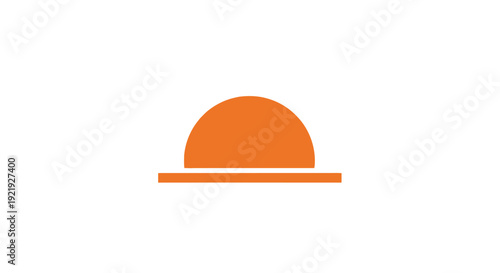 Construction helmet isolated on white background vector illustration