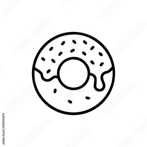 Vector illustration of a round plastic sewing button isolated on a white background, featuring a circular design with holes for fashion clothing and tailor equipment