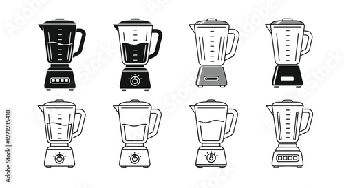 Blender icons display various models in black and white.