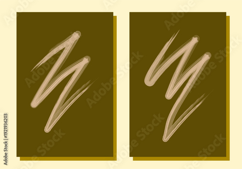 Wall art gallery set featuring abstract boho line decor in mid-century style. Beige and terracotta tones on fine canvas with sun and moon elements, rising sea turtle line art,