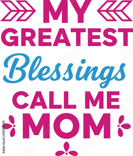 Heartwarming mother's day graphic with inspirational mom quote