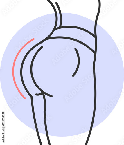 Feminine silhouette highlighting body curves and defined waist