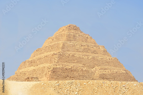 Pyramid of Djoser called the Step Pyramid of Djoser or Step Pyramid of Horus Netjerikhet  in the Saqqara necropolis, Egypt