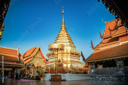 Wallpaper Mural wat Phra That Doi Suthep Buddhist temple in Chiang Mai, Thailand Torontodigital.ca