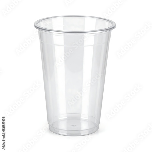 Wallpaper Mural Clear plastic disposable cup (1) Torontodigital.ca
