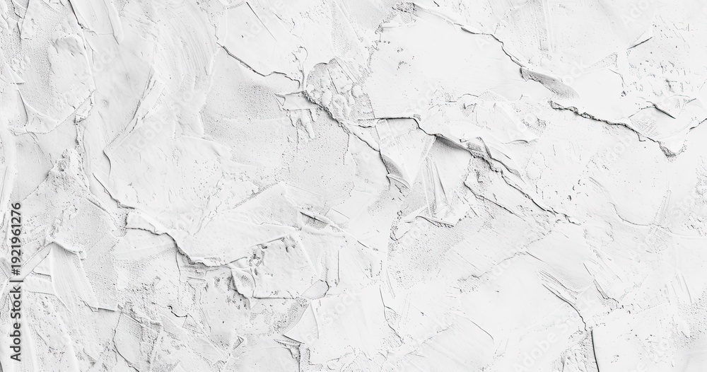 Fototapeta premium A textured white surface resembling crumpled paper or plaster.