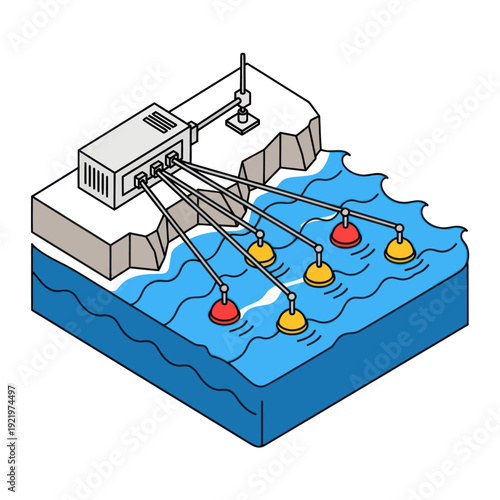Offshore Oil Rig Platform Extraction Process.
