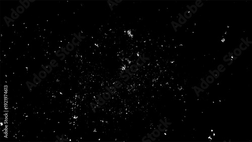 Distressed Grunge Overlay Texture Background with Dark Black and White Tone