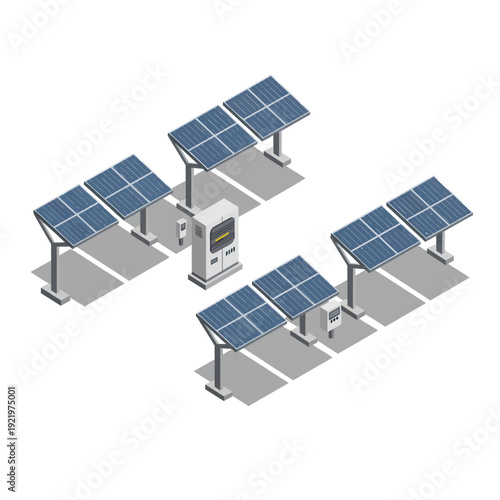 Solar Panels and Charging Station.
