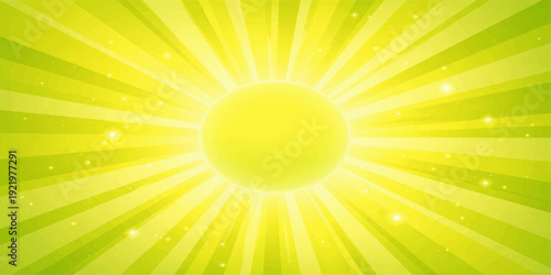Abstract sun with rays and bright sunlight background