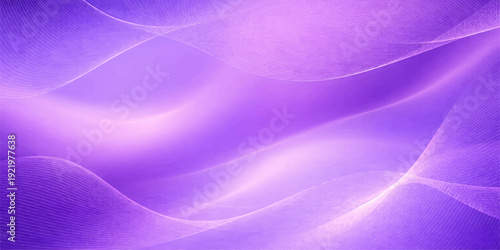 Abstract purple and blue wavy background with smooth flowing lines