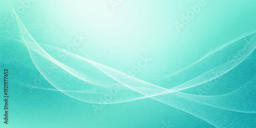 Abstract blue wave background with smooth flowing lines and light textures
