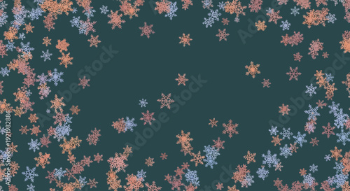Colorful asterisks scattered across a dark background viewed from directly above