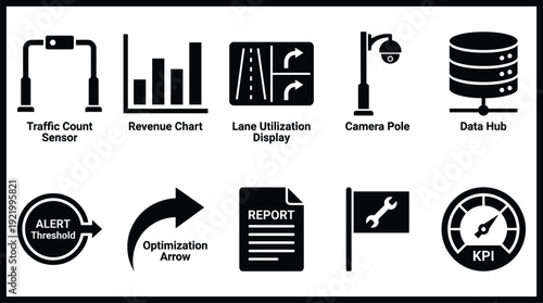 Intelligent transportation system icons and indicators