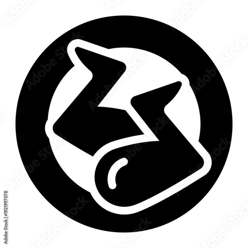 chicken wing glyph icon. poultry meat cut. food product. restaurant supply