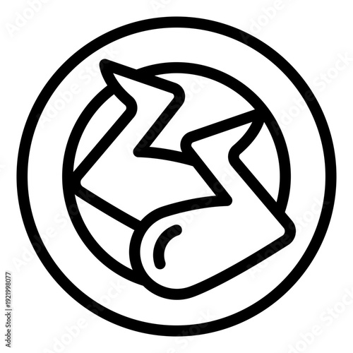 chicken wing outline icon. poultry meat cut. food product. restaurant supply