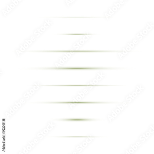 Minimalist green paper cut shadow dividers for ecofriendly web design and organic branding