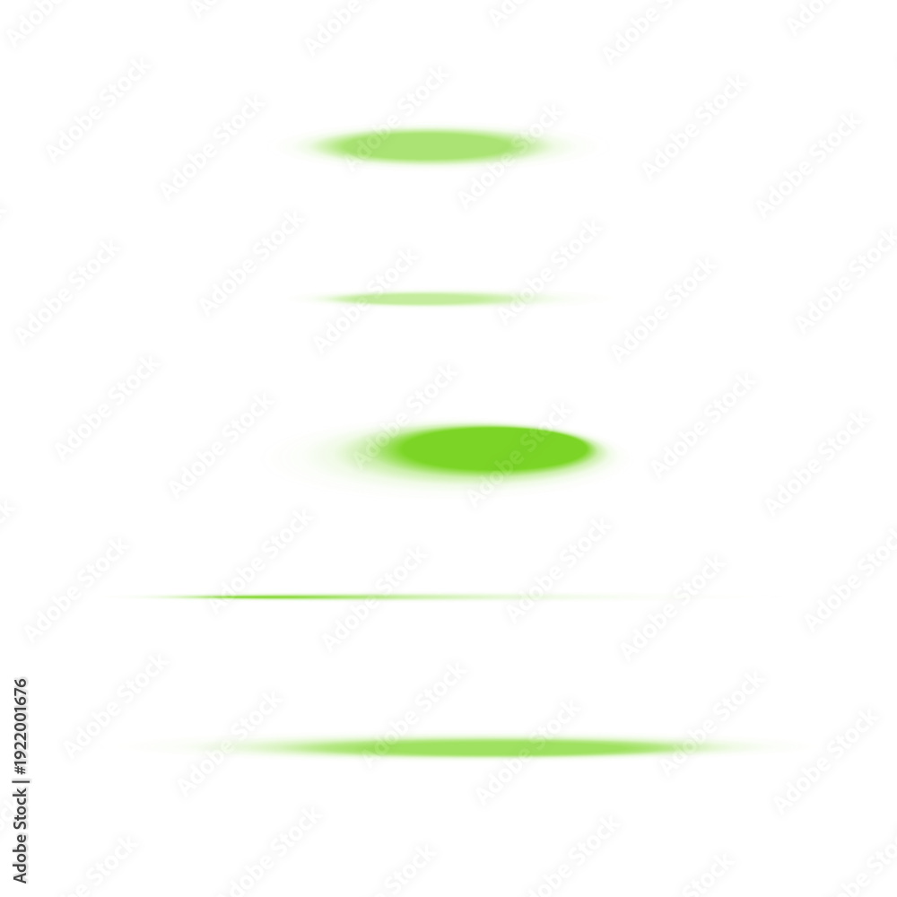 Fototapeta premium Set of green eco-friendly UI design elements for sustainable technology apps and websites