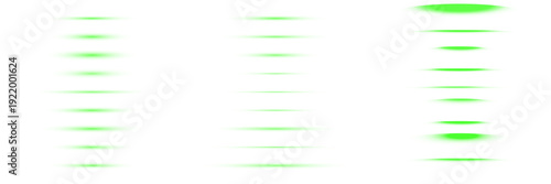 Futuristic green digital data stream for cybersecurity and biometric scanning visualization