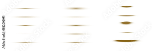 Golden Oval Shadow Effects for Luxury Product Presentation and Cosmetic Mockups