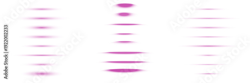 Pink Abstract Light Flare Elements for Futuristic UI Design and Cyberpunk Graphics