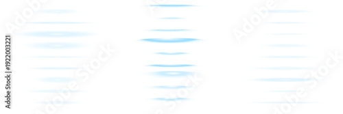 Abstract blue horizontal light flares for futuristic medical scan and digital technology interface design